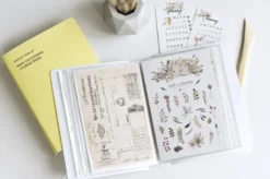 Mu Lifestyle | Carpeta Para Guardar Pegatinas Transferibles Milk Tea