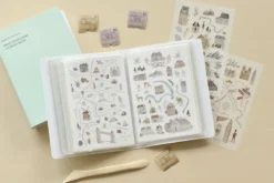 Mu Lifestyle | Carpeta Para Guardar Pegatinas Transferibles Milk Tea
