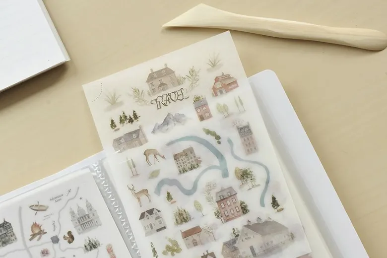 Mu Lifestyle | Carpeta Para Guardar Pegatinas Transferibles Nude Pink