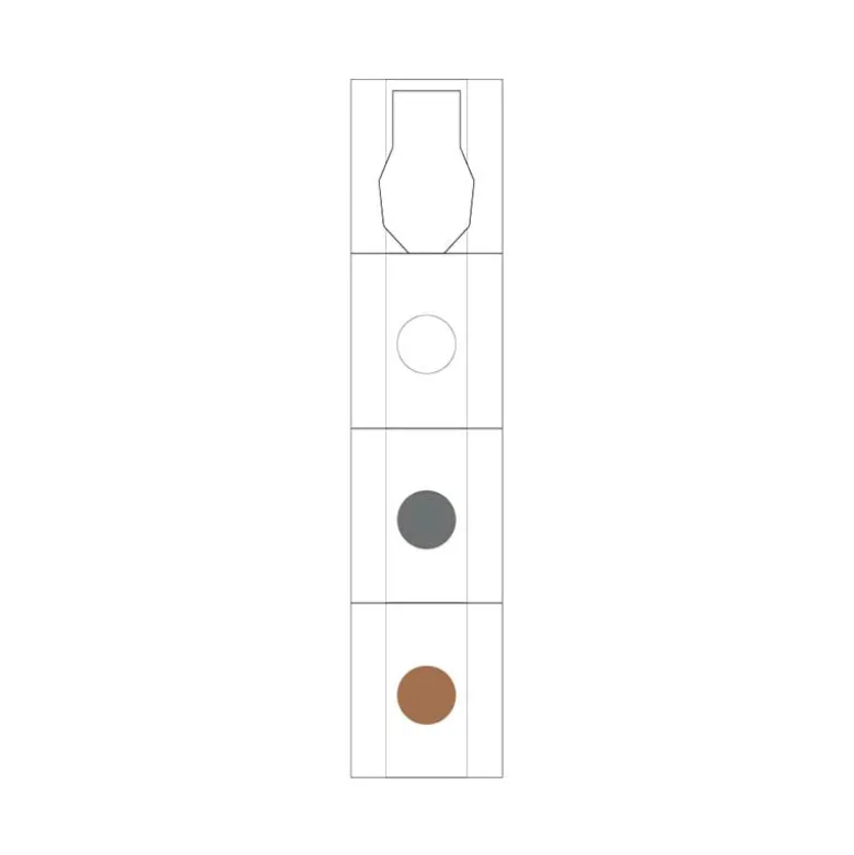 MU LifeStyle | Set de Tinta para Sellos Ink Pen 09 Log Cabin