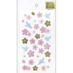 NB CO | Pegatinas Blue Bird and Cherry Blossom