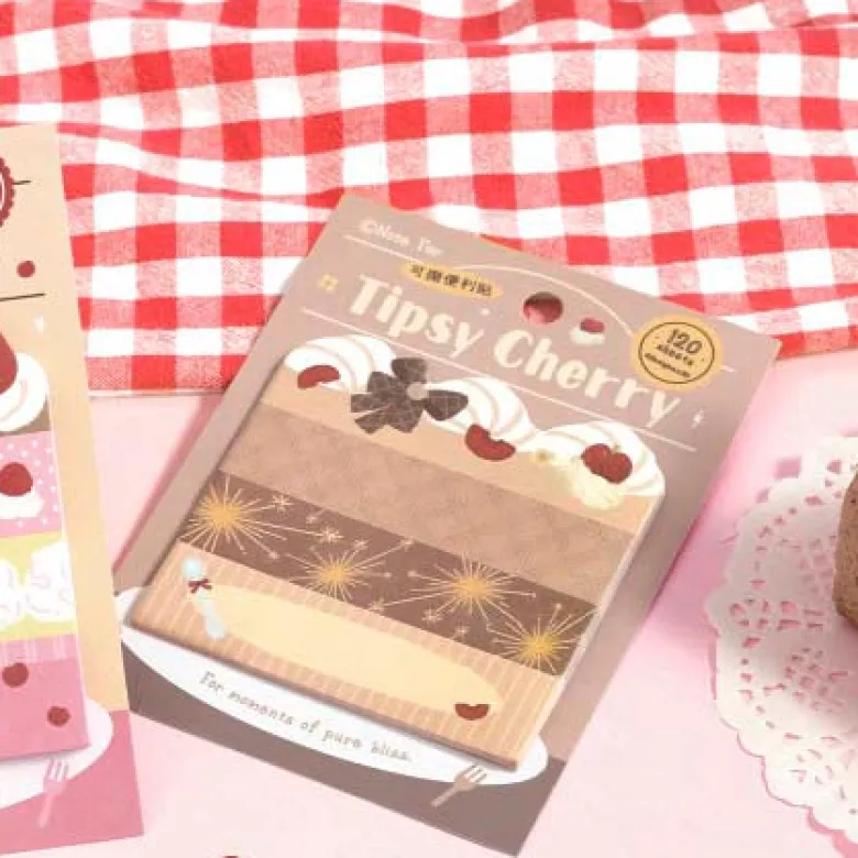 Note For | Notas Adhesivas Wish Bakery Tipsy Cherry