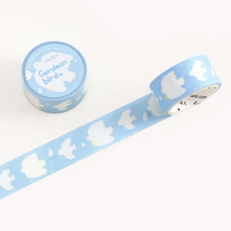 Note For | Spring Time Ballad Washi Tape Cerulean Bird