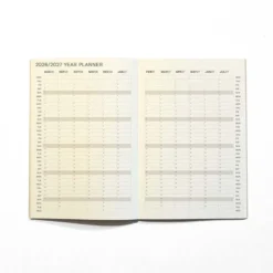Octagon | Agenda Small Monthly Planner Plus A5 2026-2027 Biscuit (Mensual)