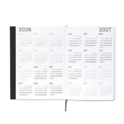 Octagon | Agenda Weekly Planner A5 Black 2026-2027 (Semanal)