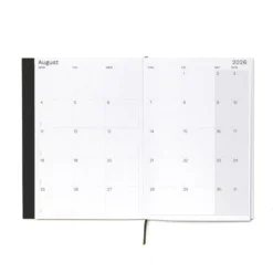 Octagon | Agenda Weekly Planner A5 Black 2026-2027 (Semanal)