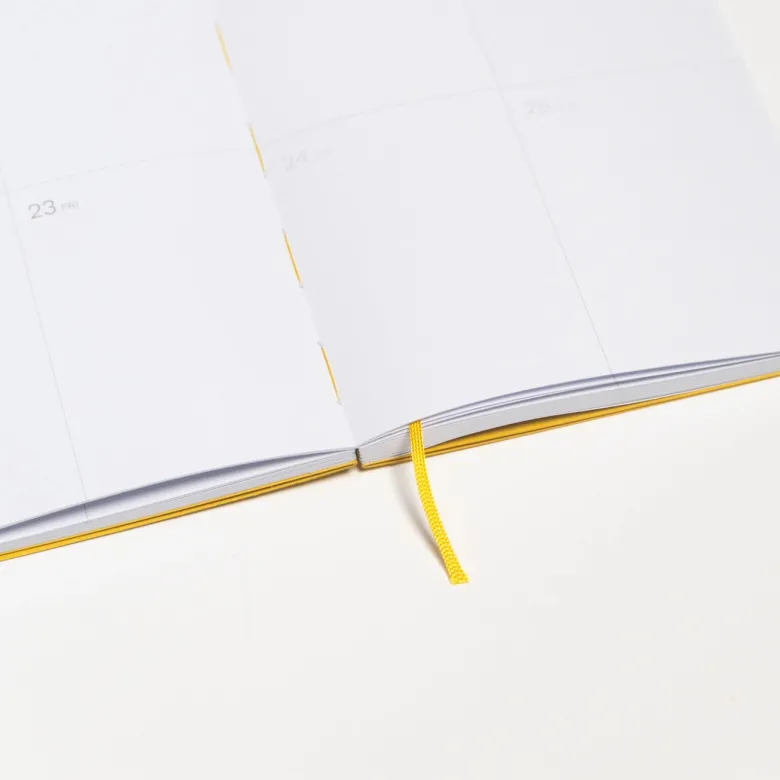 Octagon | Agenda Weekly Planner A5 Yellow 2026-2027 (Semanal)