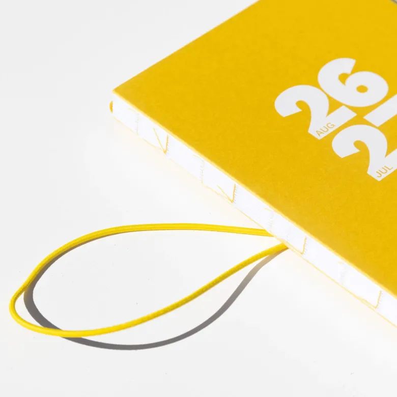 Octagon | Agenda Weekly Planner A5 Yellow 2026-2027 (Semanal)