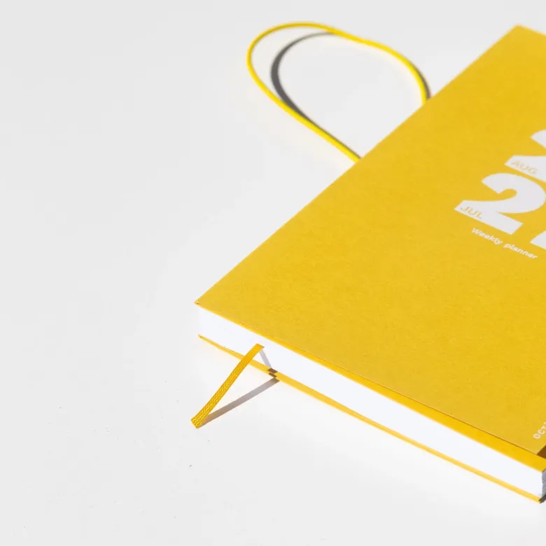 Octagon | Agenda Weekly Planner A5 Yellow 2026-2027 (Semanal)