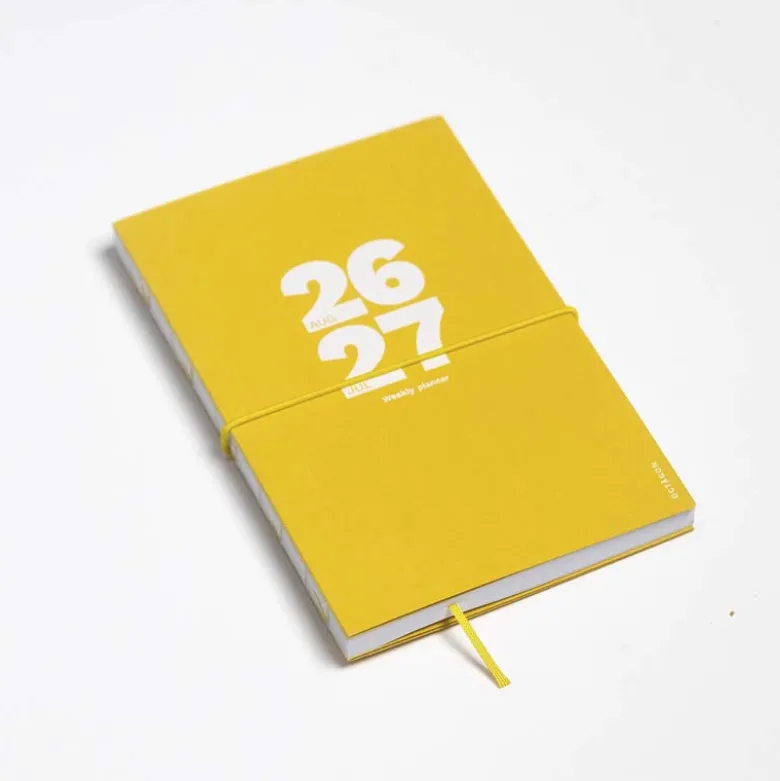Octagon | Agenda Weekly Planner A5 Yellow 2026-2027 (Semanal)