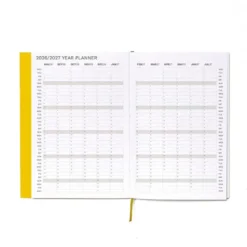 Octagon | Agenda Weekly Planner A5 Yellow 2026-2027 (Semanal)