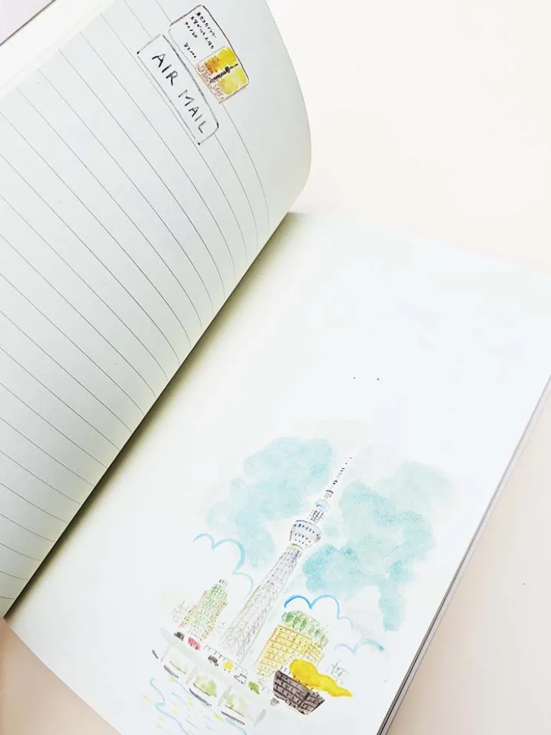 Paperways | Cuaderno de Viaje Ilustrado L'Après-midi Paris Blossom