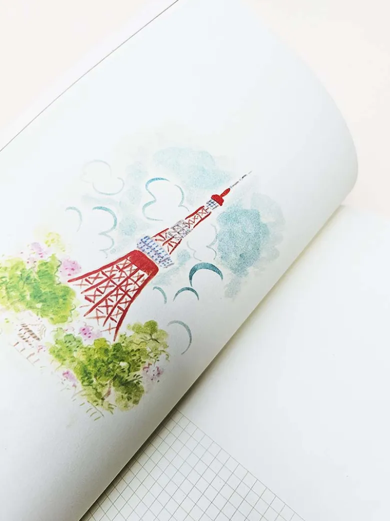 Paperways | Cuaderno de Viaje Ilustrado L'Après-midi Paris Blossom