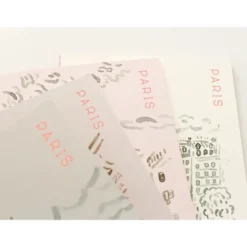 Paperways | Cuaderno de Viaje Ilustrado L'Après-midi Paris Eiffel Pink