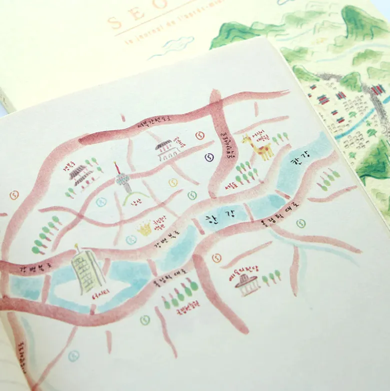 Paperways | Cuaderno de Viaje Ilustrado L'Après-midi Old Seoul City
