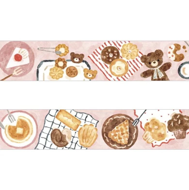 Papier Platz | Nakauchi Waka Bear and Sweets Washi Tape