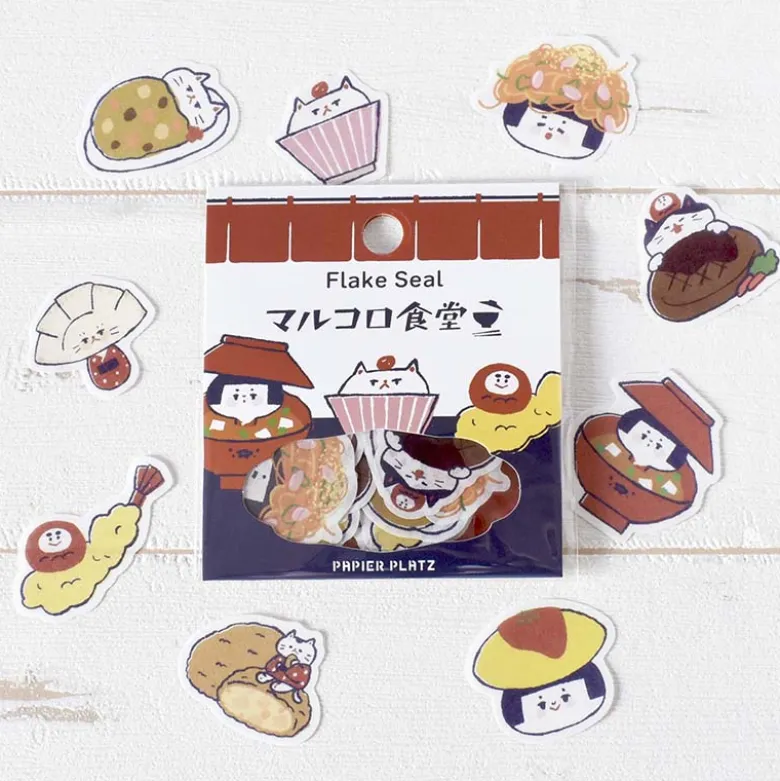 Papier Platz | Pegatinas Flake Marukorochan Dinner Restaurant
