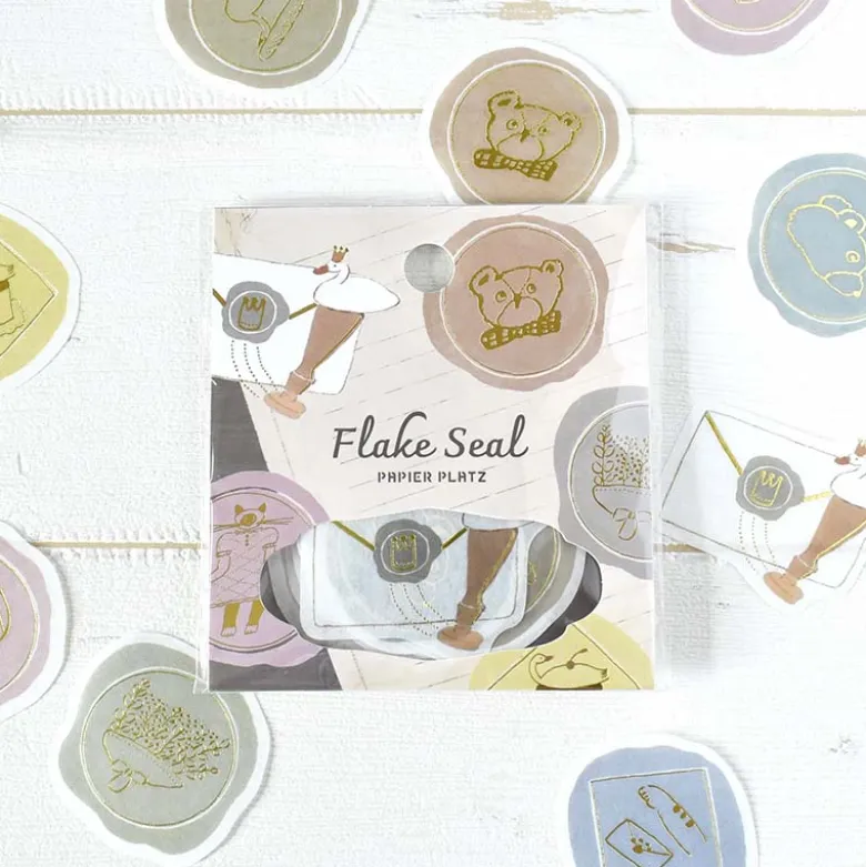 Papier Platz | Pegatinas Flake Shochirou Tobimatsu Sealing Stamps