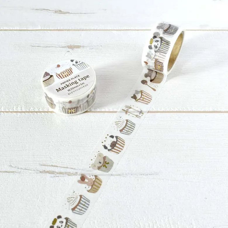 Papier Platz | Shochirou Tobimatsu Cupcake Washi Tape