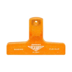 Penco | Clip de Plástico Glitter Orange