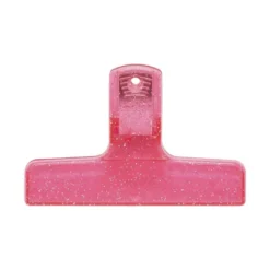 Penco | Clip de Plástico Glitter Pink