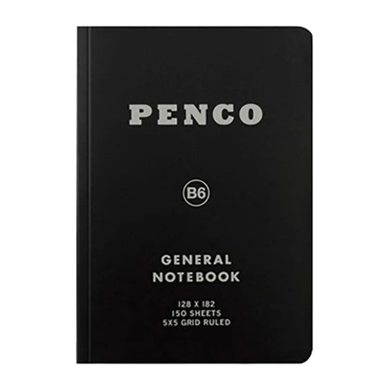 Penco | Cuaderno Soft PP B6 Black