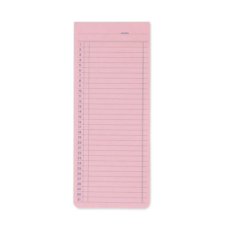 Penco | Notas Adhesivas Monthly Pink