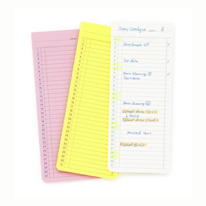 Penco | Notas Adhesivas Monthly Yellow