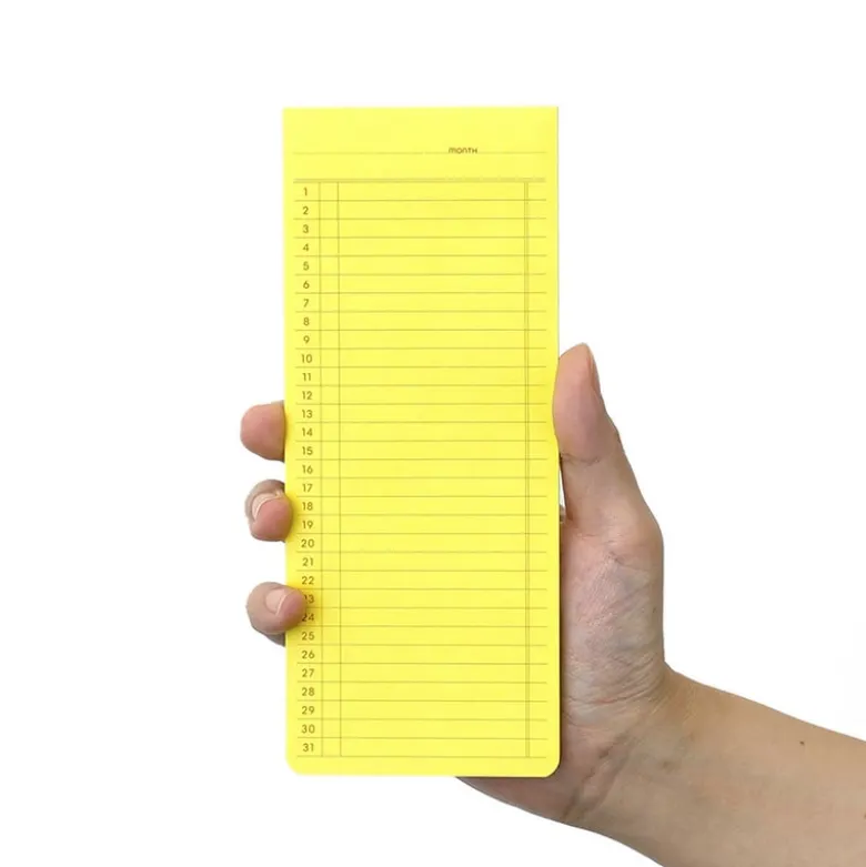Penco | Notas Adhesivas Monthly Yellow