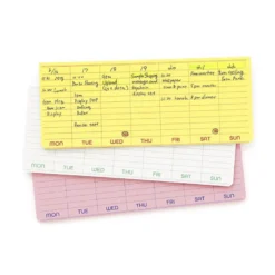 Penco | Notas Adhesivas Weekly Yellow