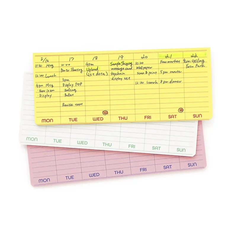 Penco | Notas Adhesivas Weekly Yellow