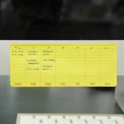 Penco | Notas Adhesivas Weekly Yellow