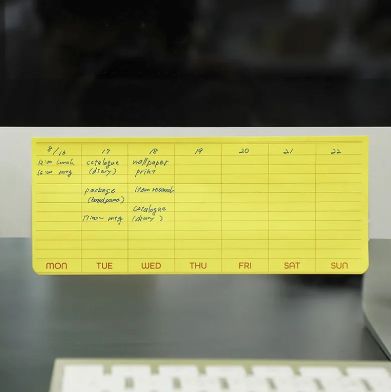 Penco | Notas Adhesivas Weekly Yellow