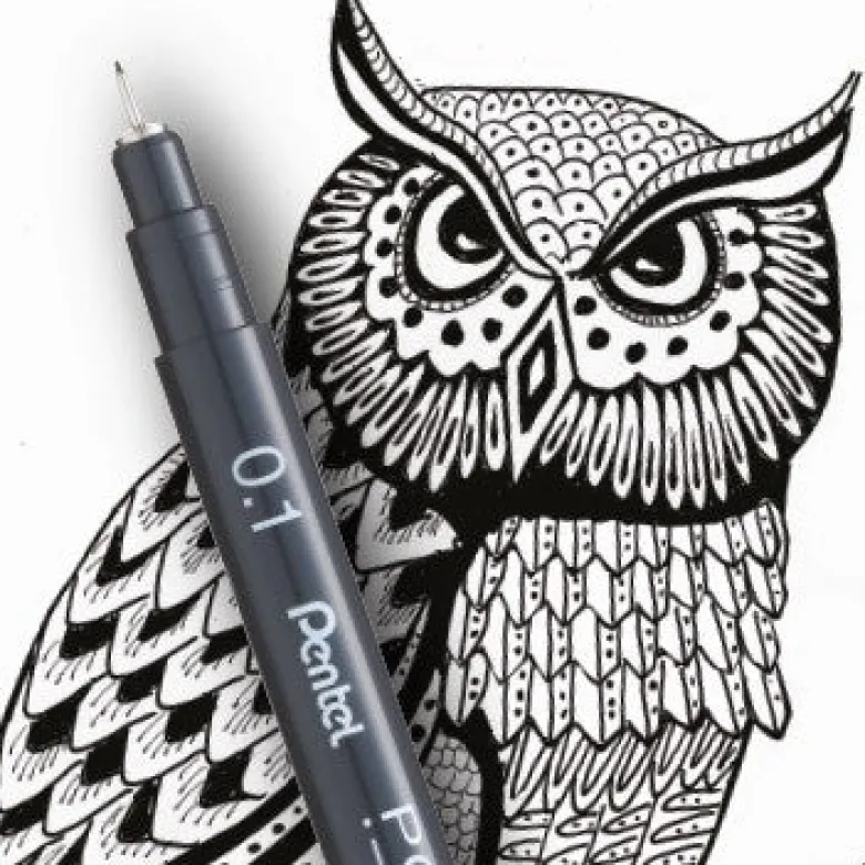 Pentel | Bolígrafo Calibrado Pointliner 0.1mm