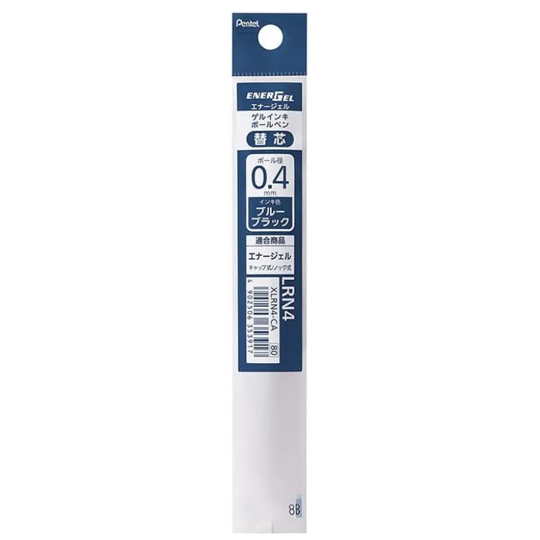 Pentel | Recambios Bolígrafo Energel 0.4mm Azul Oscuro