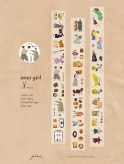 Pion | Pegatinas en Rollo Mini Girl Candy Glossy PET