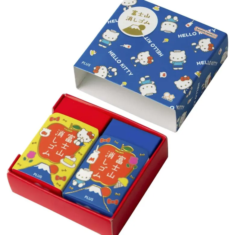 Plus | Set de Gomas de Borrar Air In Mt Fuji x Sanrio Hello Kitty & Dear Daniel