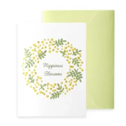 RyuRyu | Tarjeta de Felicitación Embroidery Mimosa