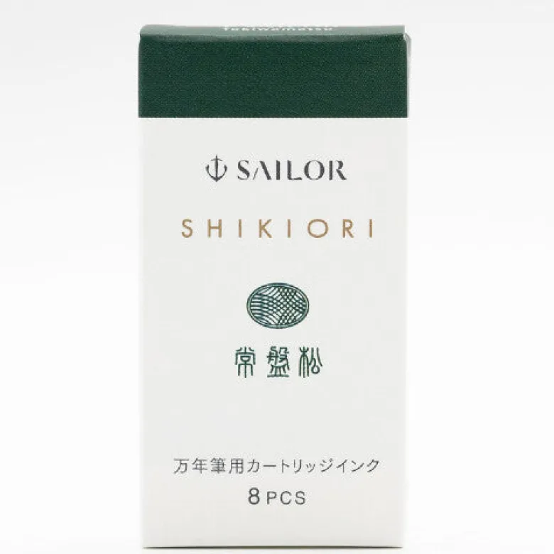 Sailor | Cartuchos Recambio de Tinta Shikiori Tokiwa Matsu