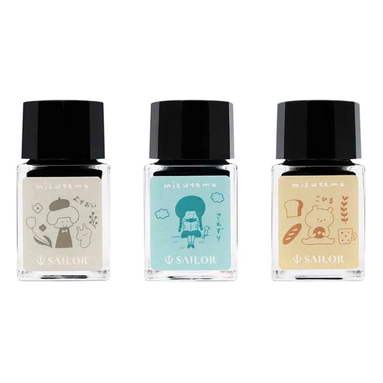 Sailor | Set de 3 Tintas Tintero Mizutama