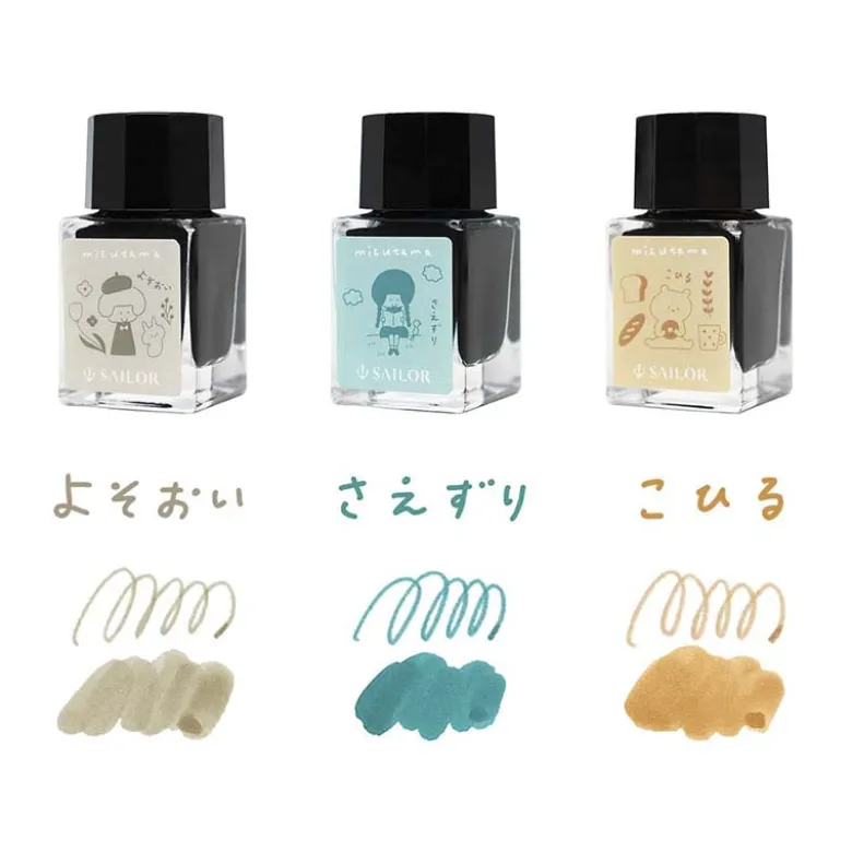 Sailor | Set de 3 Tintas Tintero Mizutama