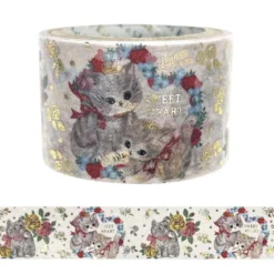 Seal-do | Kirapika Rose Cat Washi Tape