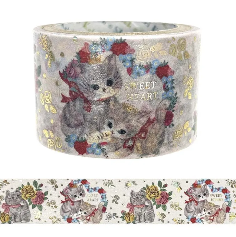 Seal-do | Kirapika Rose Cat Washi Tape