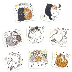 Seal-do | Pegatinas Kirapika Sleeping Cats