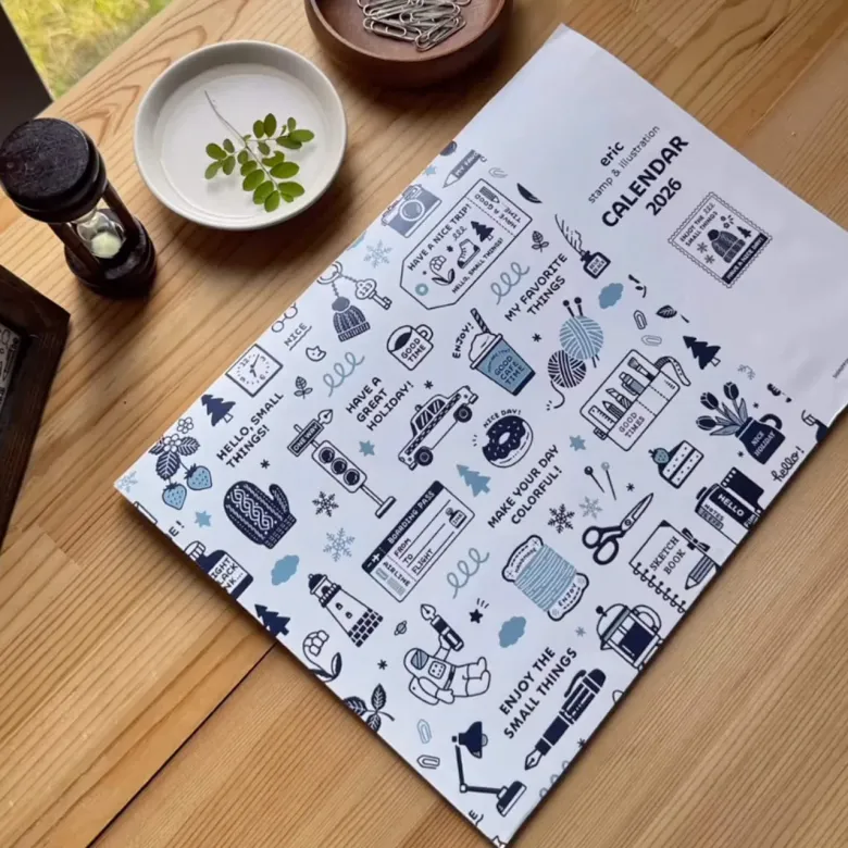 Shinnippon | Calendario de Pared Eric Small Things 2026