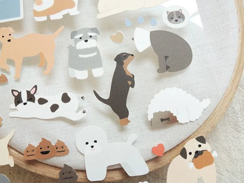 Suatelier | Pegatinas Arrr Doggie
