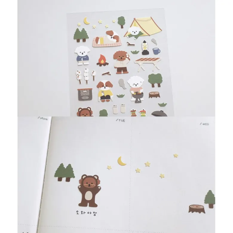 Suatelier | Pegatinas Let's Go Camping