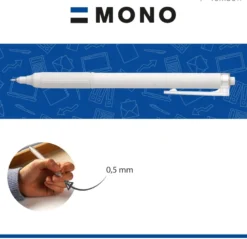 Tombow | Bolígrafo Monograph Lite Smoky White 0.5mm