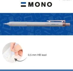 Tombow | Portaminas Mono Graph Lite 0.5 Smokey Brown