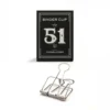 Tools To Liveby | Binder Clips Plateado (51mm)